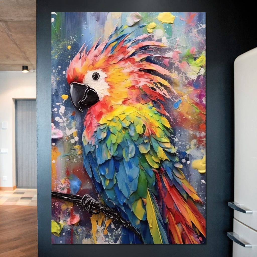Colorful Cockatoo Canvas Wall Art