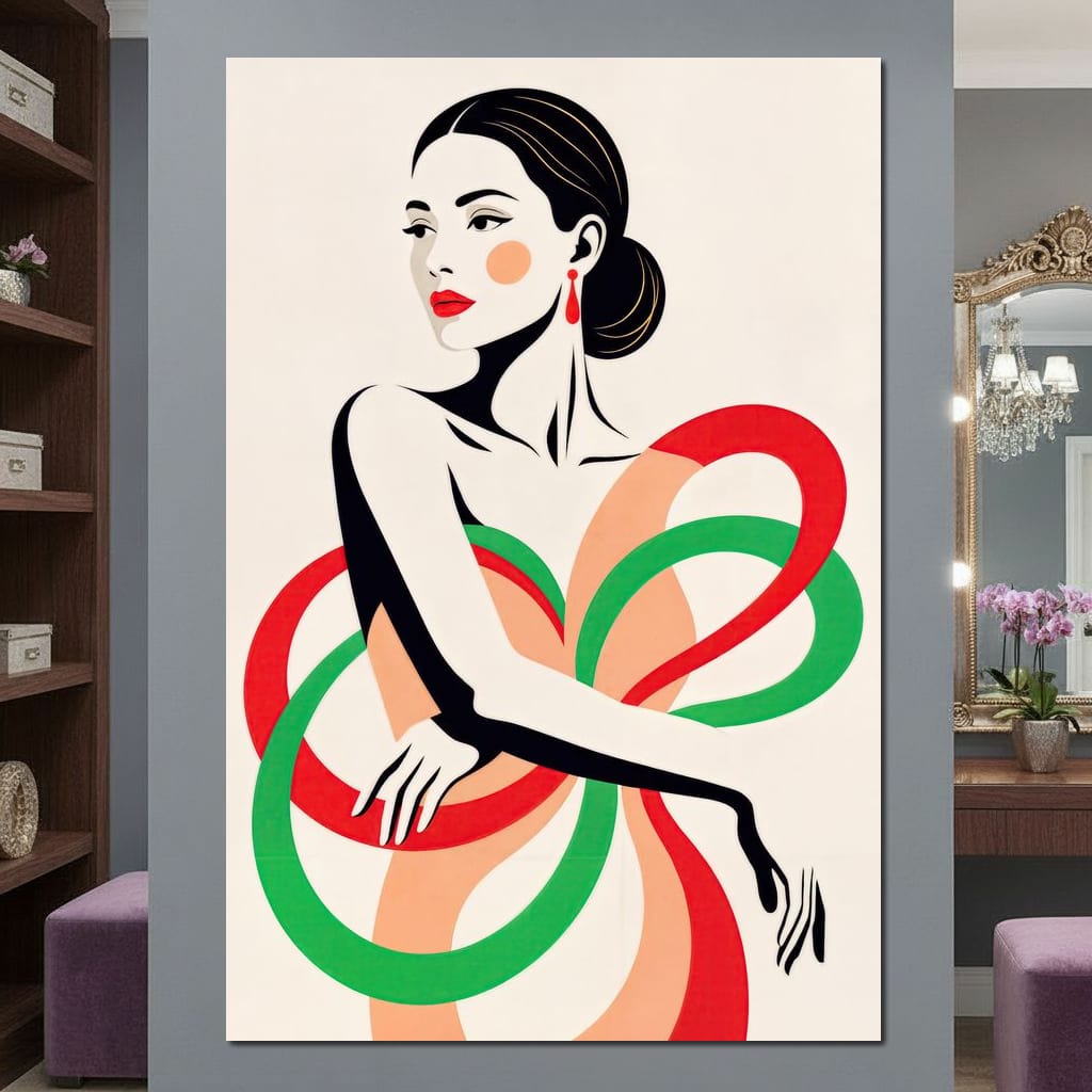 Deco Darling Canvas Wall Art