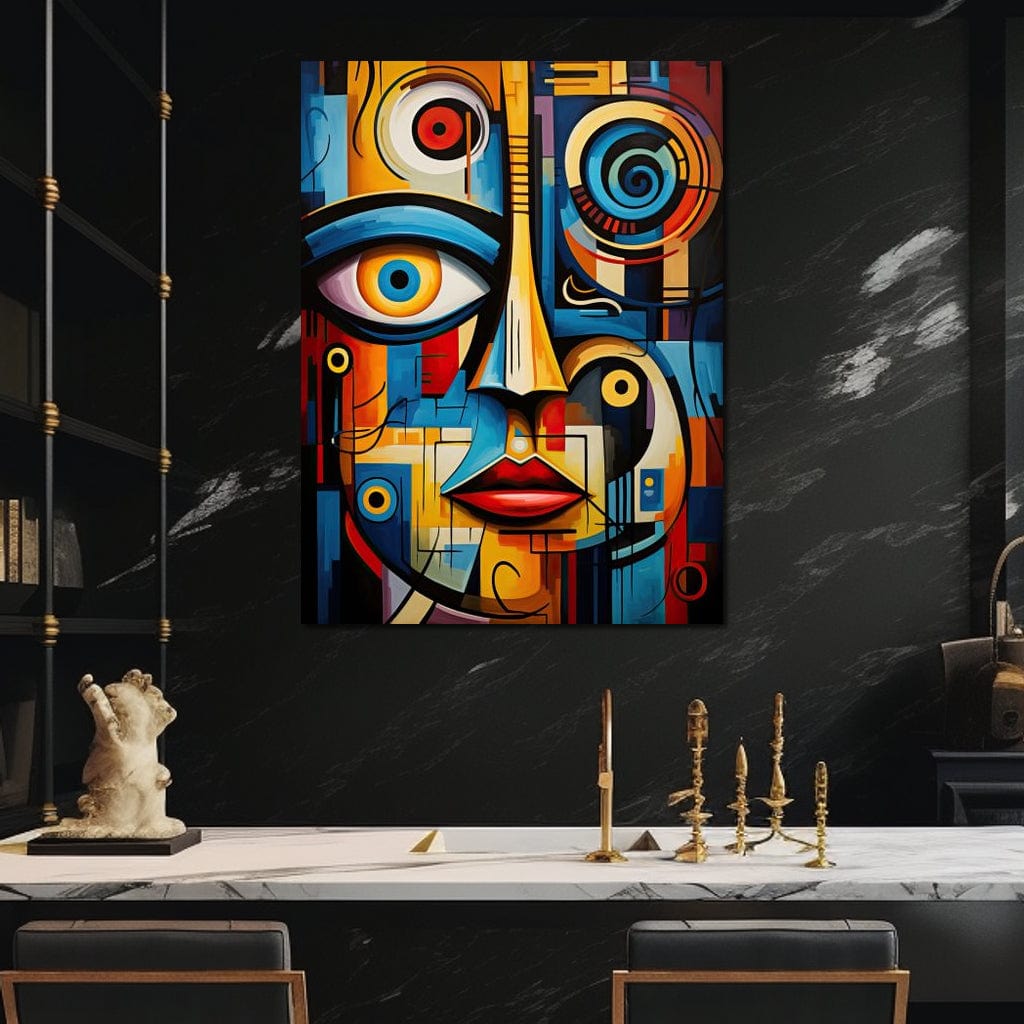 Cubist Reflections Canvas Wall Art