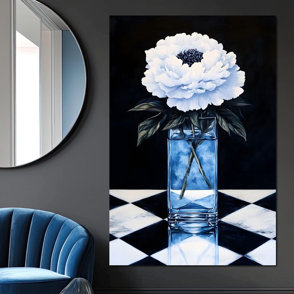 Dream Petals in Glass Enclave Canvas Wall Art