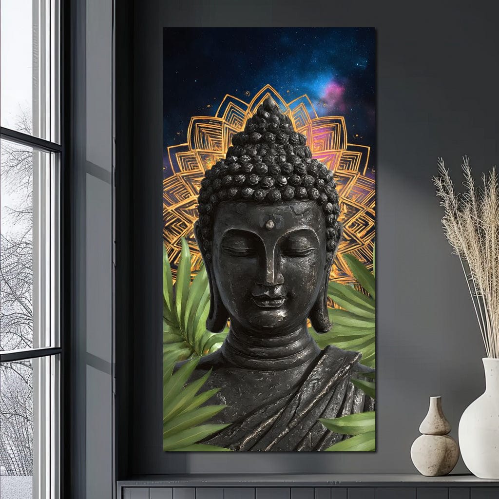 Tranquil Buddha Nightfall Canvas Wall Art