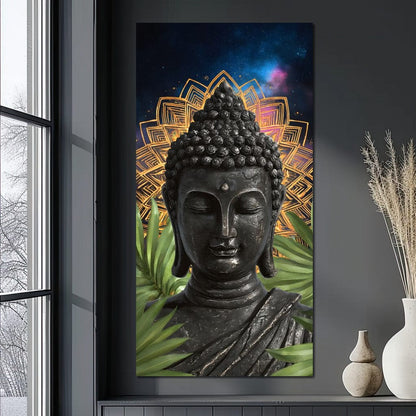 Tranquil Buddha Nightfall Canvas Wall Art