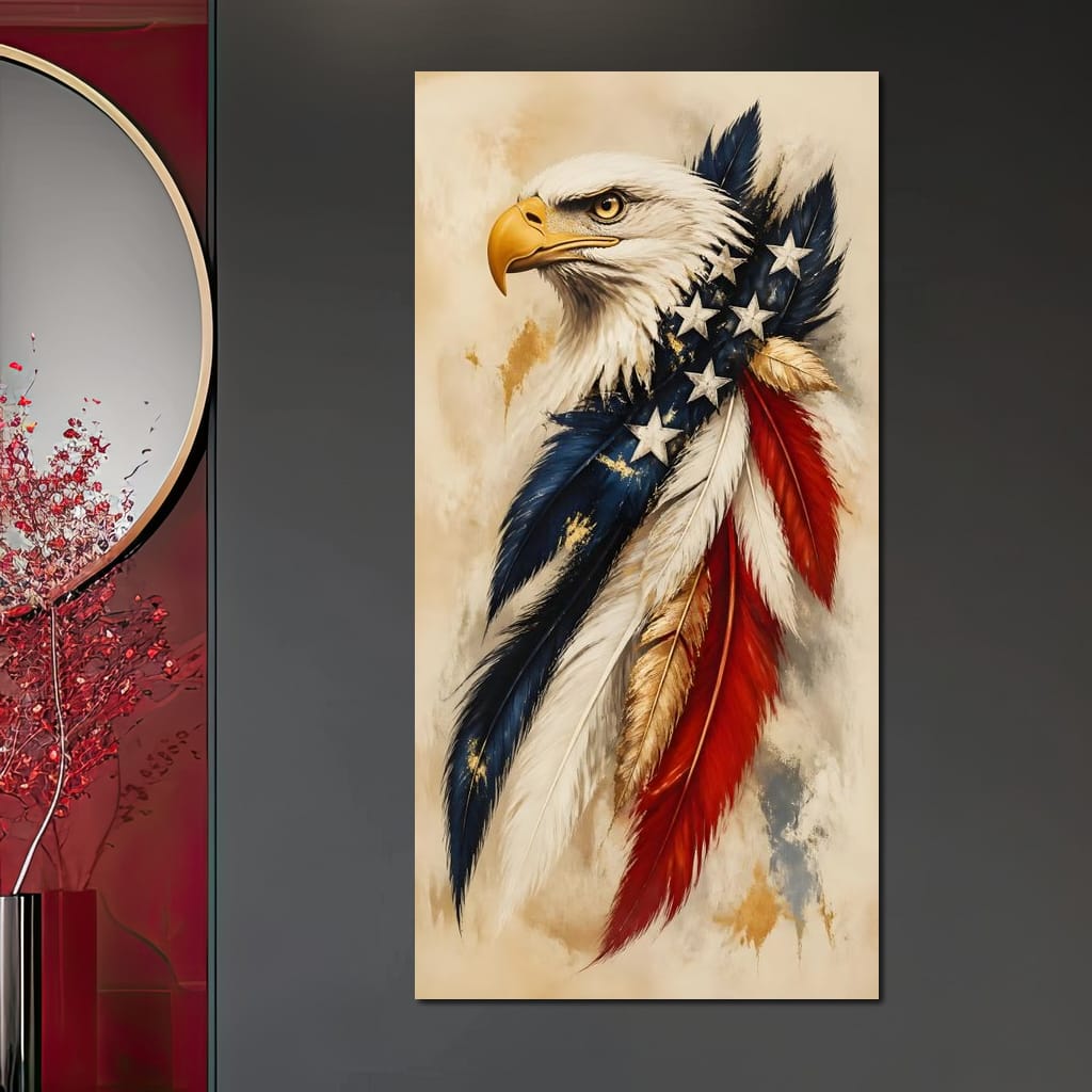 Sovereign Flight Of Freedom Canvas Wall Art