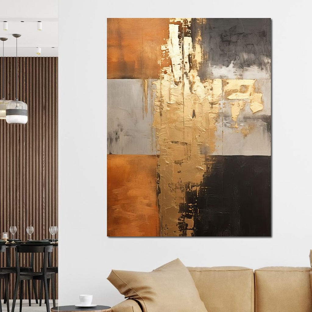 Eternal Golden Light Canvas Wall Art