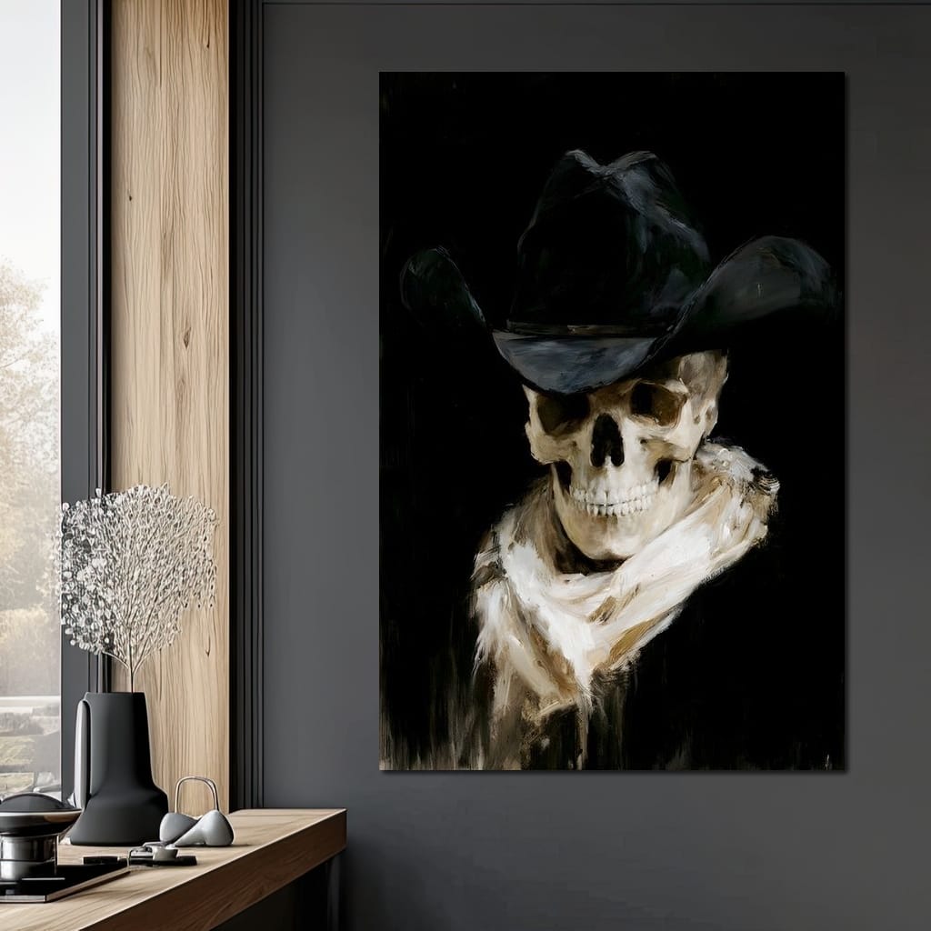 Last Ride of the Pale Outlaw Canvas Wall Art