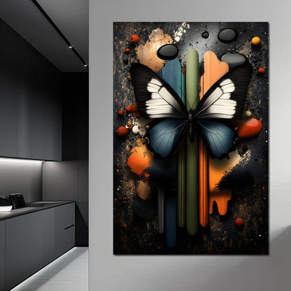Butterfly Dreamscape Fusion Canvas Wall Art