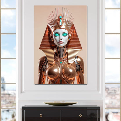 Cyber Cleopatra Canvas Wall Art