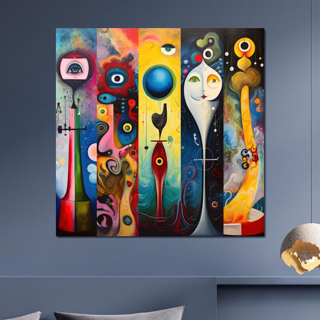 Whimsical Metamorphosis Canvas Wall Art