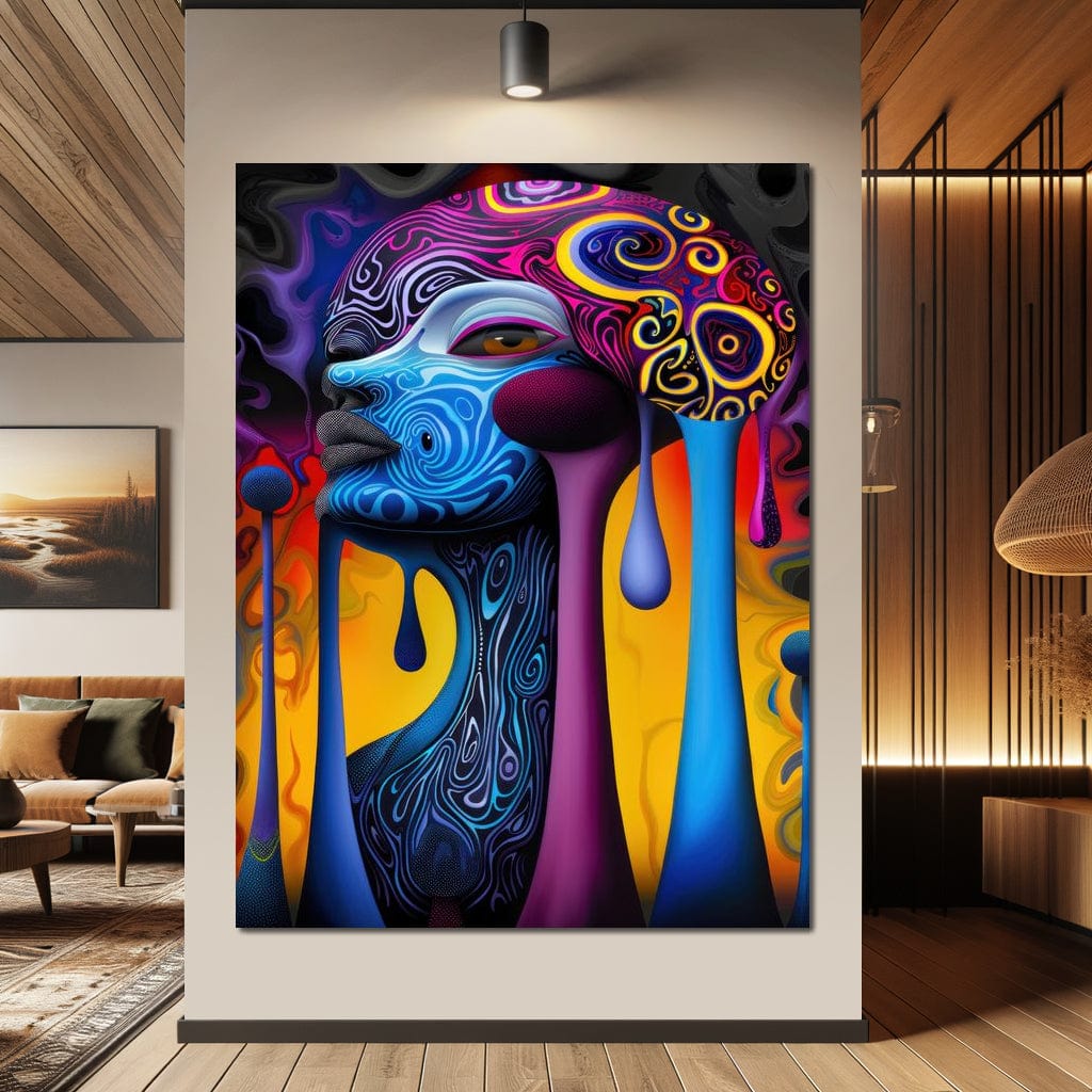 The Drippy Diva Canvas Wall Art