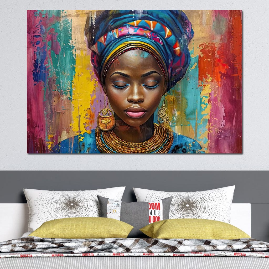 Vibrant Dreams of Africa Canvas Wall Art