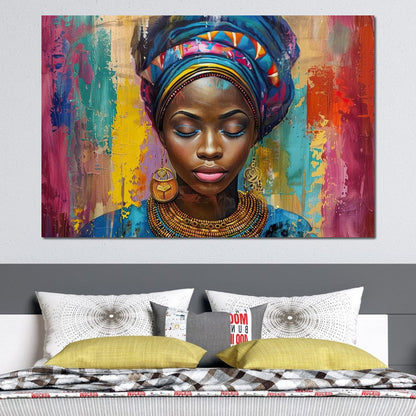 Vibrant Dreams of Africa Canvas Wall Art