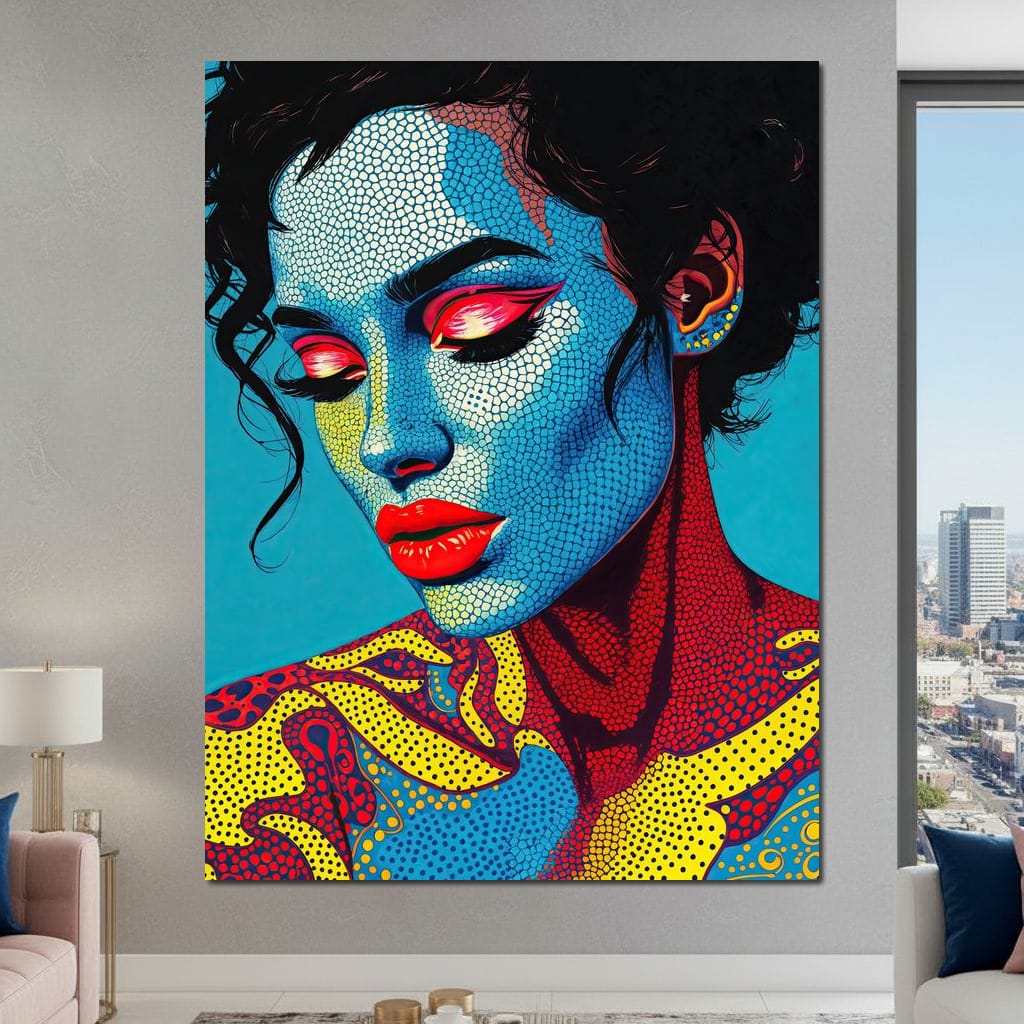 Abstract Seduction Canvas Wall Art