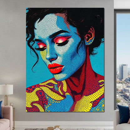Abstract Seduction Canvas Wall Art