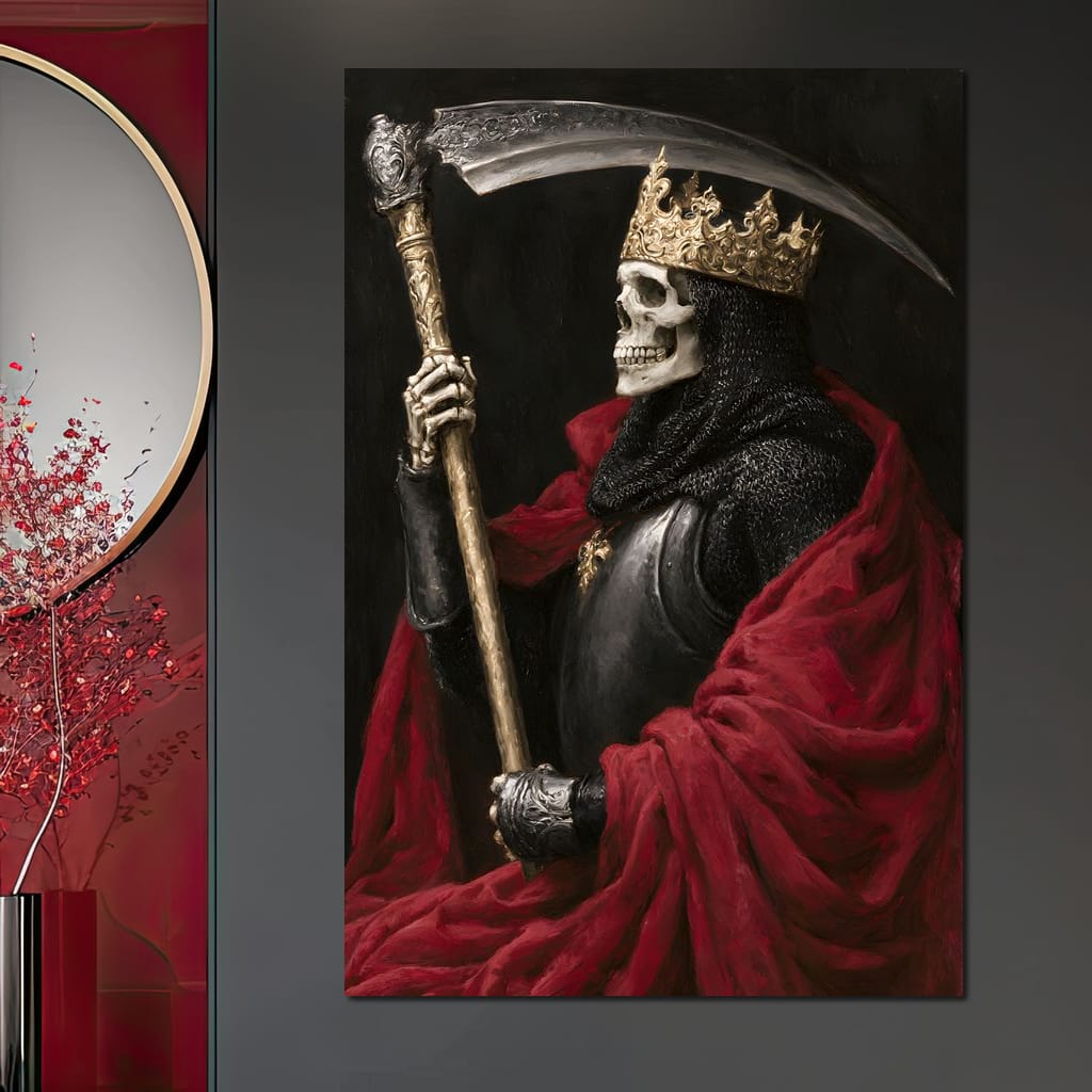 Sovereign Of The Final Harvest Canvas Wall Art