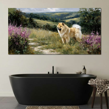 Chow Meadow Trail Summer Light Canvas Wall Art