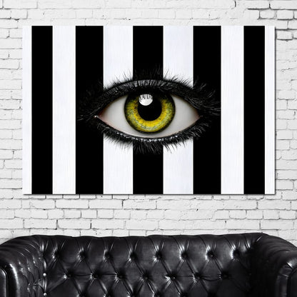 Fragments Of A Singular Watchful Sight Canvas Wall Art