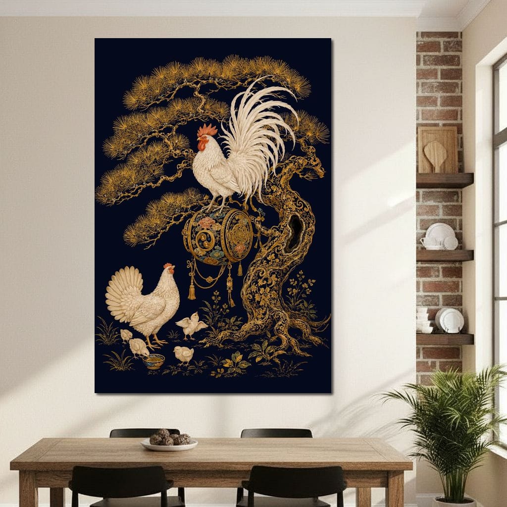 Guardian of Prosperity Canvas Wall Art