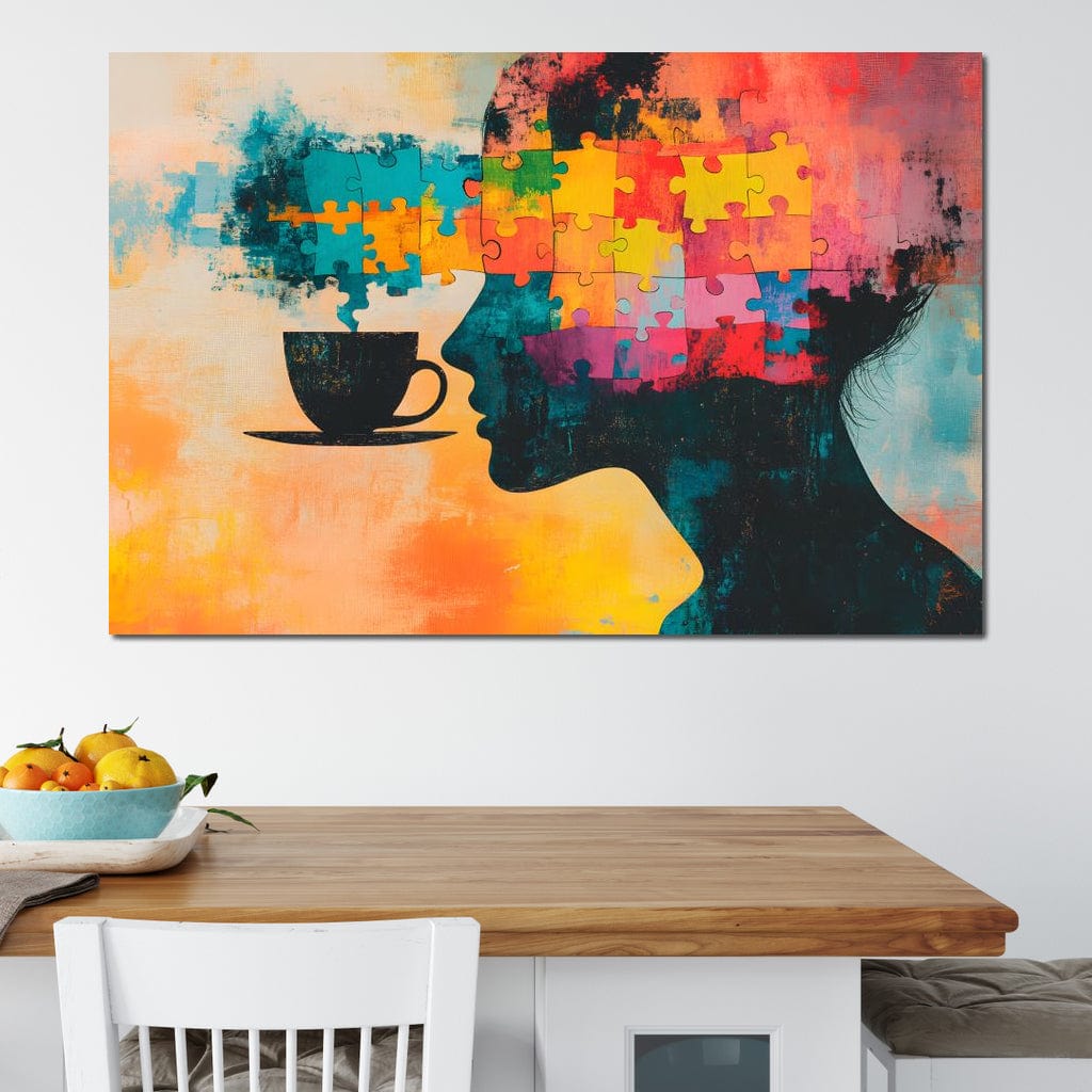 Mindful Puzzle Brewscape Canvas Wall Art