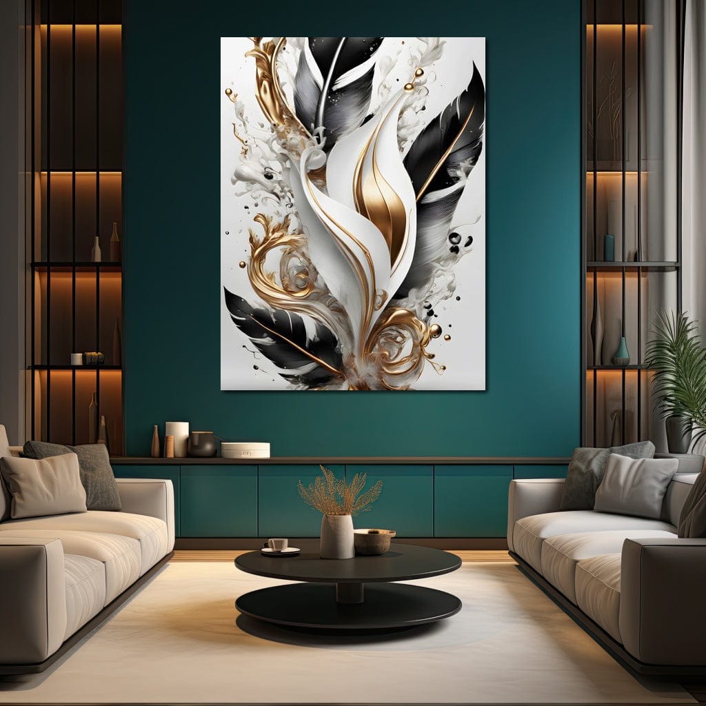 A feather's dream Canvas Wall Art