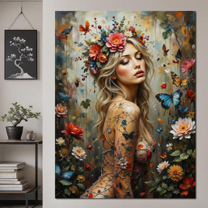 Female Portrait 335 Canvas Wall Art