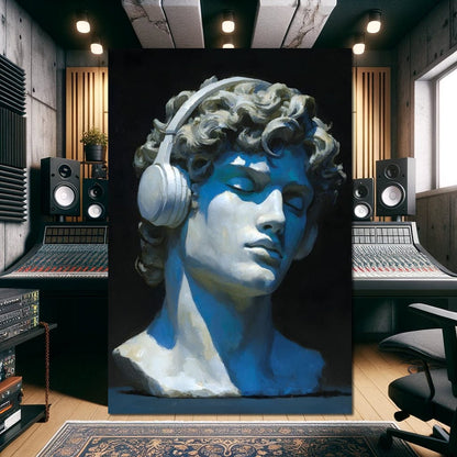 Classical Beats Repose Canvas Wall Art