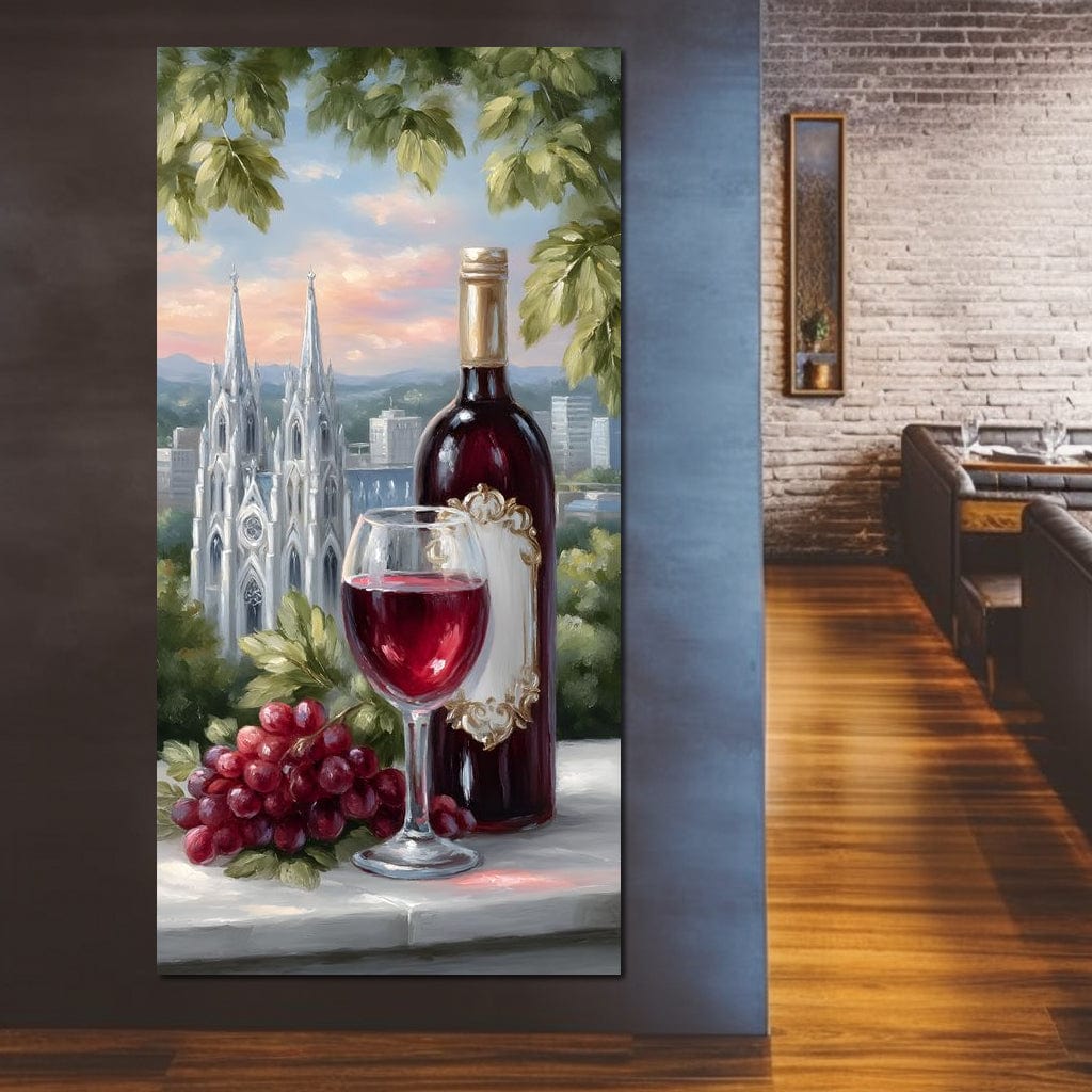 Wine Reverie Cathedral Vista Canvas Wall Art