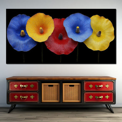 Petal Prism Canvas Wall Art