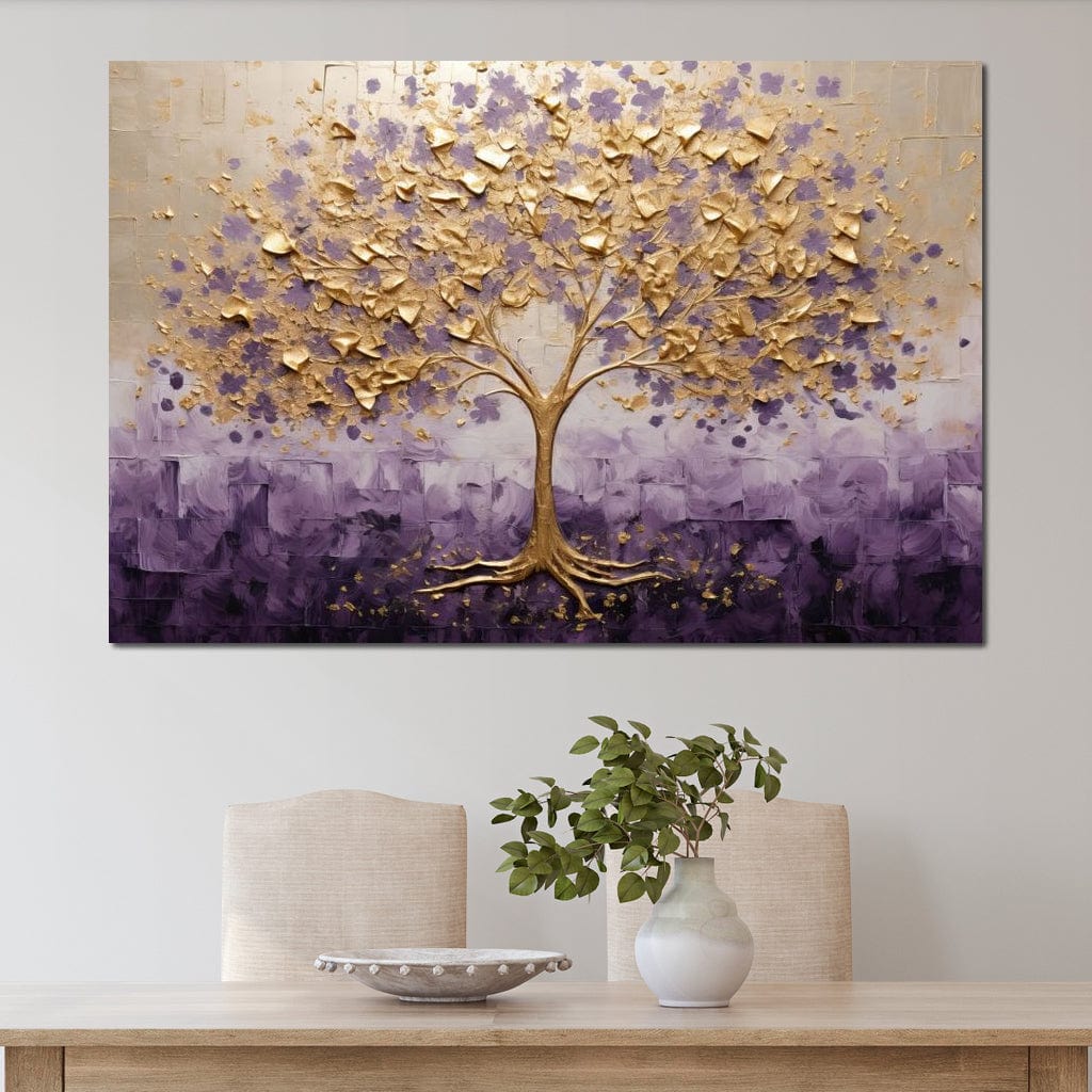Golden Lisse Celebration Canvas Wall Art