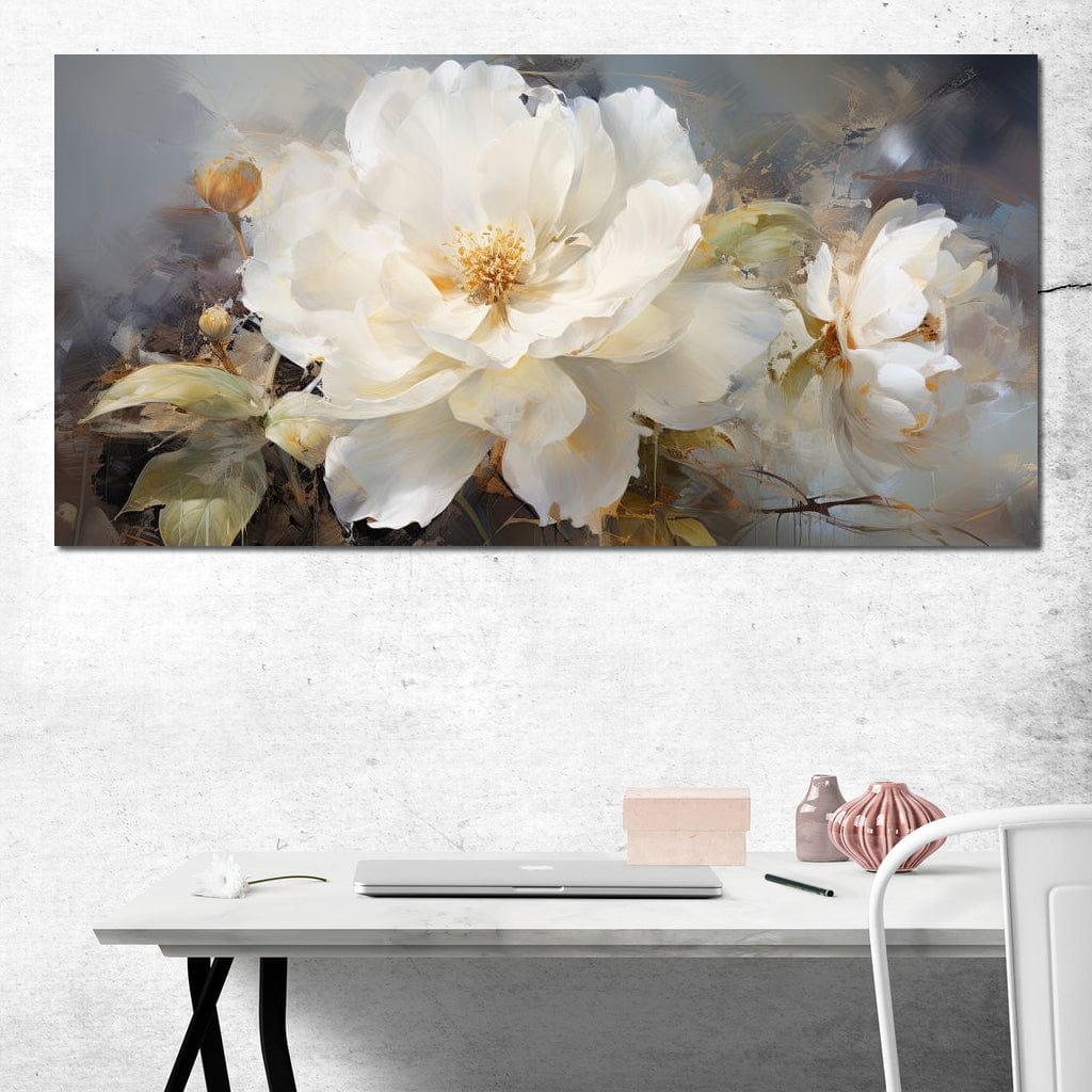 Ethereal Peony Essences Canvas Wall Art