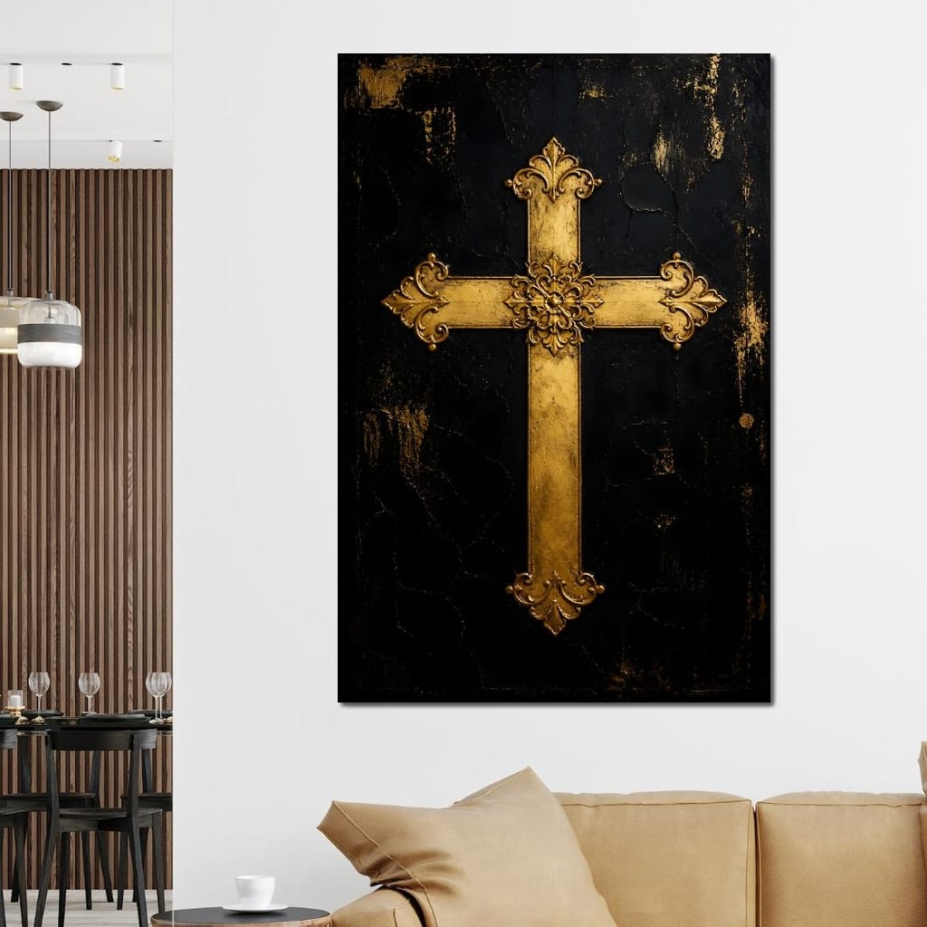 Gilded Faith Eternal Legacy Canvas Wall Art