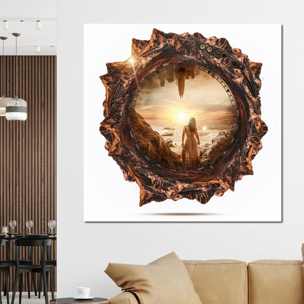Surreal Time Canvas Wall Art