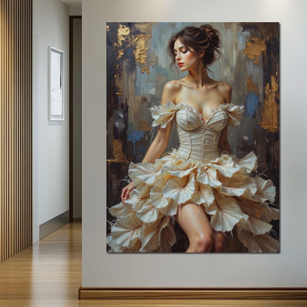 Female Portrait 334 Canvas Wall Art