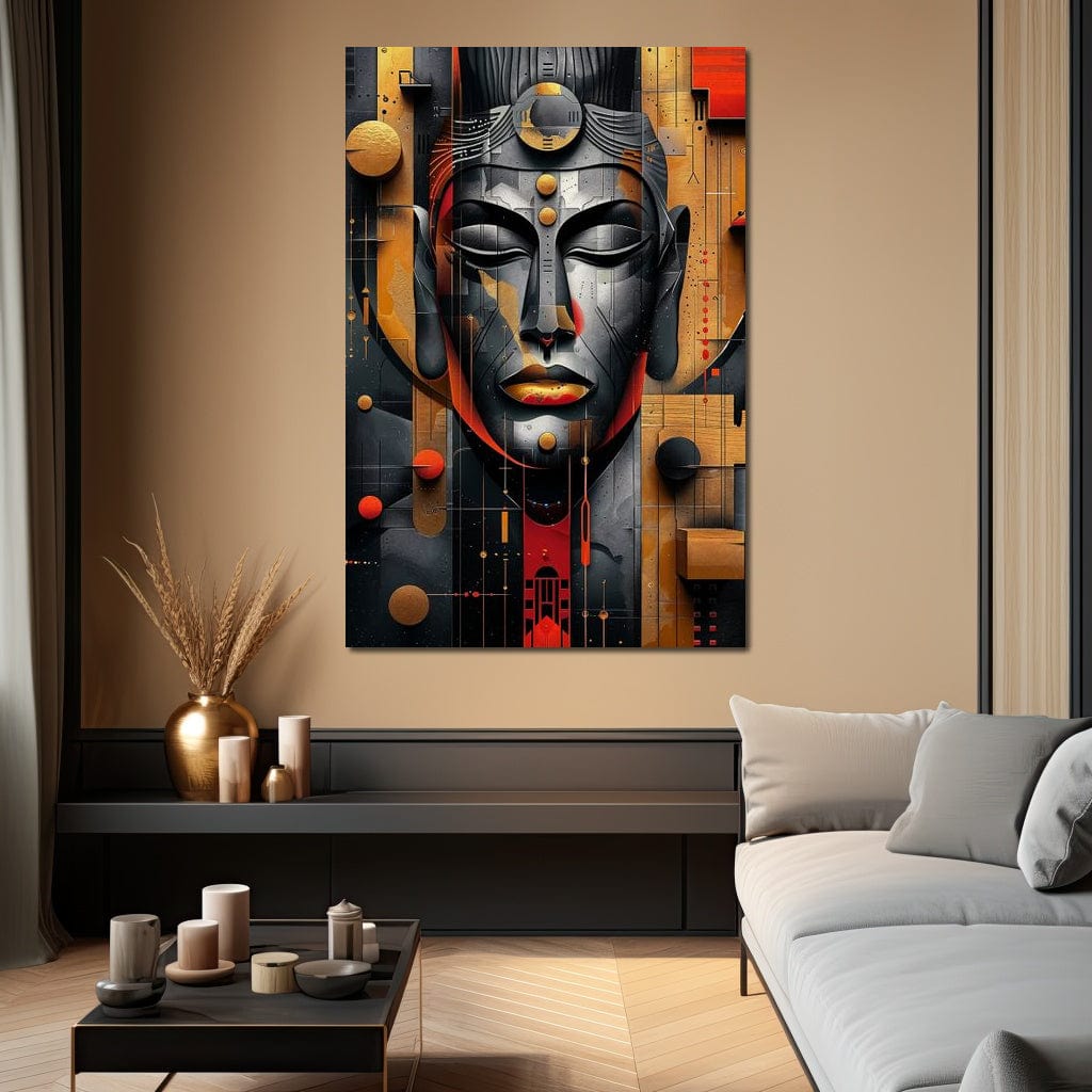 Solar Radiance Geometric Visions Canvas Wall Art