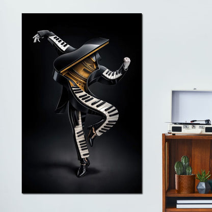 The Composer’s Dream Canvas Wall Art