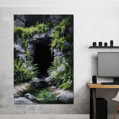 Hidden Grotto Canvas Wall Art
