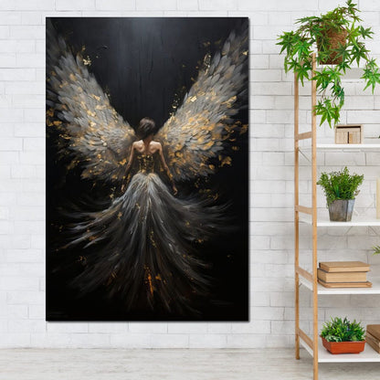 Mystic Symphony of the Cosmos Canvas Wall Art