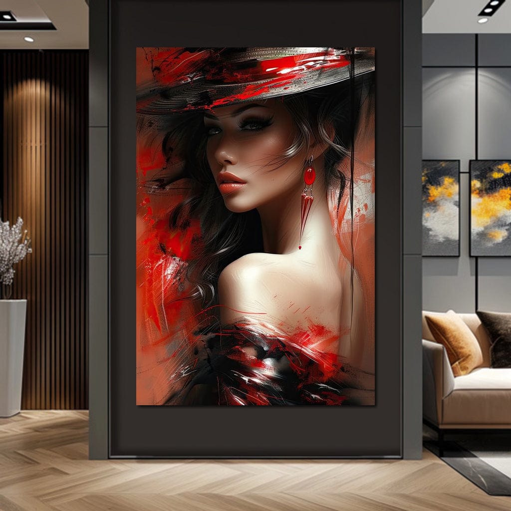 Sultry Shadows and Light Canvas Wall Art