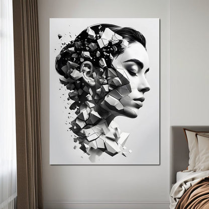 Female Portrait 321 Canvas Wall Art
