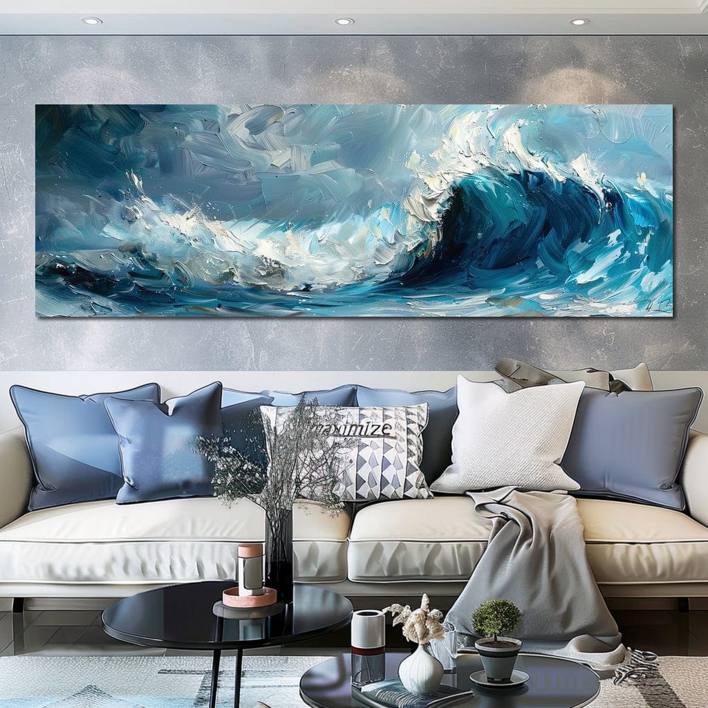 Oceanic Serenade Dance Canvas Wall Art