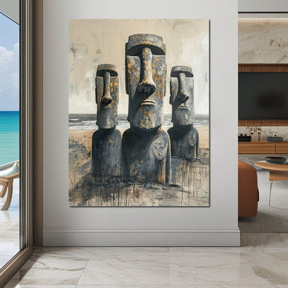 Guardians of the Pacific Shores Canvas Wall Art