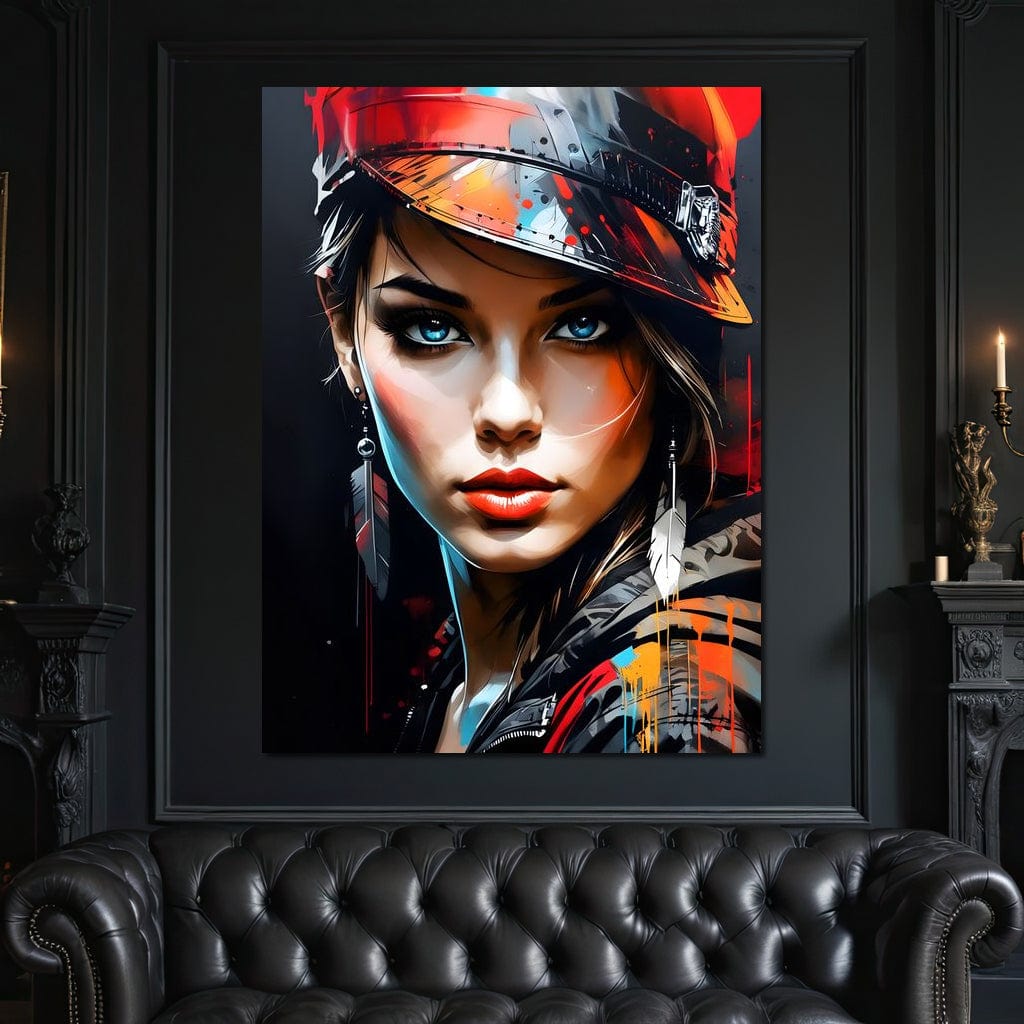 Female Portrait 254 Canvas Wall Art