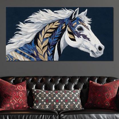 Equestrian Elegance Unbound Canvas Wall Art