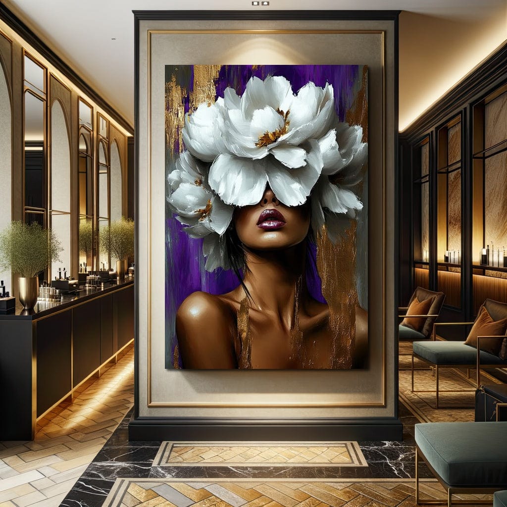 Radiant Blossom Essence Canvas Wall Art