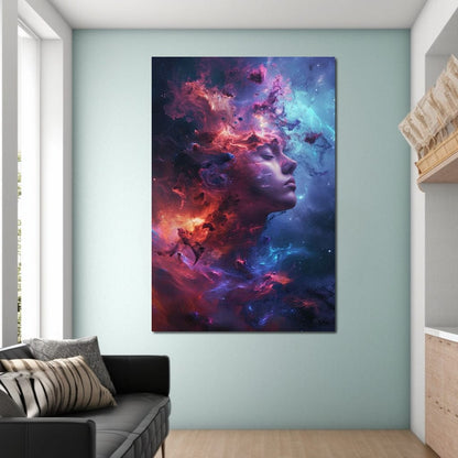 Ethereal Dreamspace Voyage Canvas Wall Art