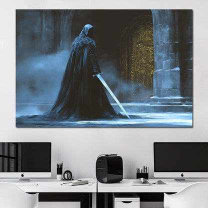 Guardian of the Gilded Realm Canvas Wall Art
