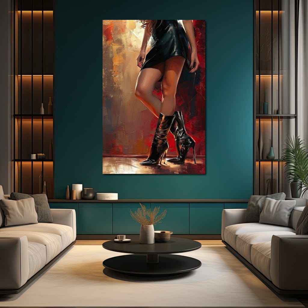 Alluring Legs Elegance Canvas Wall Art