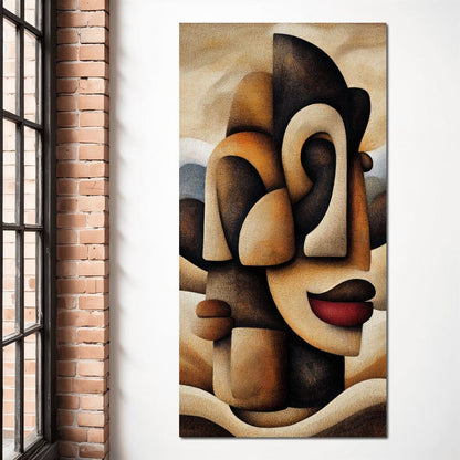 Faces of the Earth Canvas Wall Art
