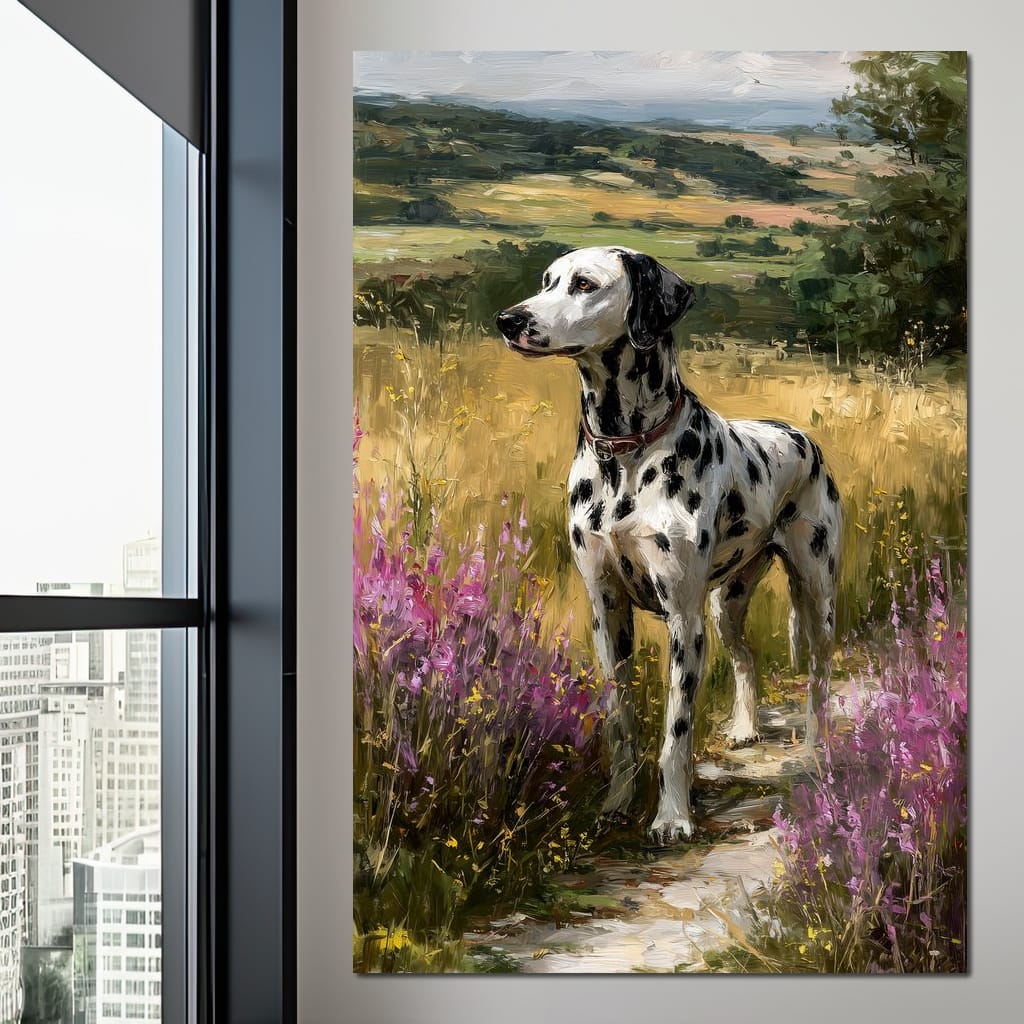 Dalmatian Meadow Pathway Canvas Wall Art