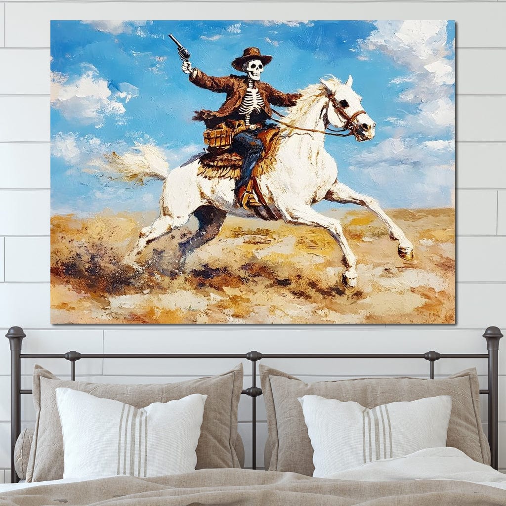 Rider of the Endless Plains Canvas Wall Art