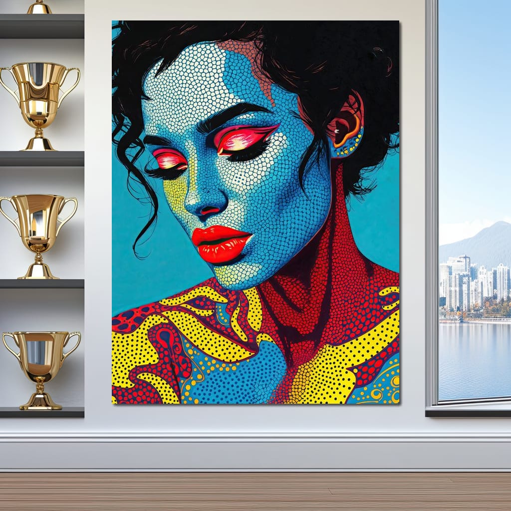 Abstract Seduction Canvas Wall Art